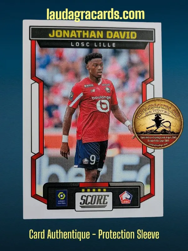 [PANSCORE24 N° 57] 57. Jonathan David (LOSC Lille)    Ligue 1 2023/2024   Carte N° 57