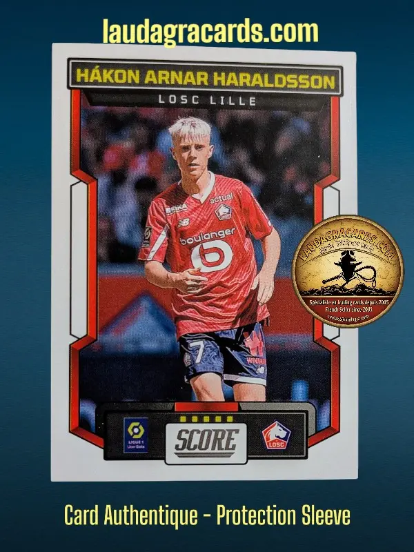 [PANSCORE24 N° 61] 61. Hákon Arnar Haraldsson (LOSC Lille)    Ligue 1 2023/2024   Carte N° 61