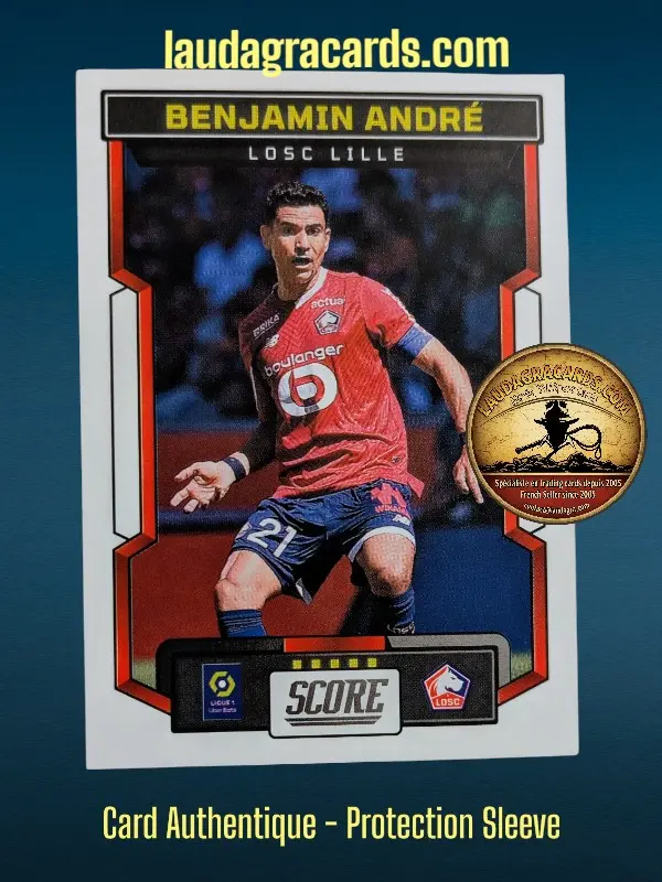 [PANSCORE24 N° 62] 62. Benjamin André (LOSC Lille)    Ligue 1 2023/2024   Carte N° 62