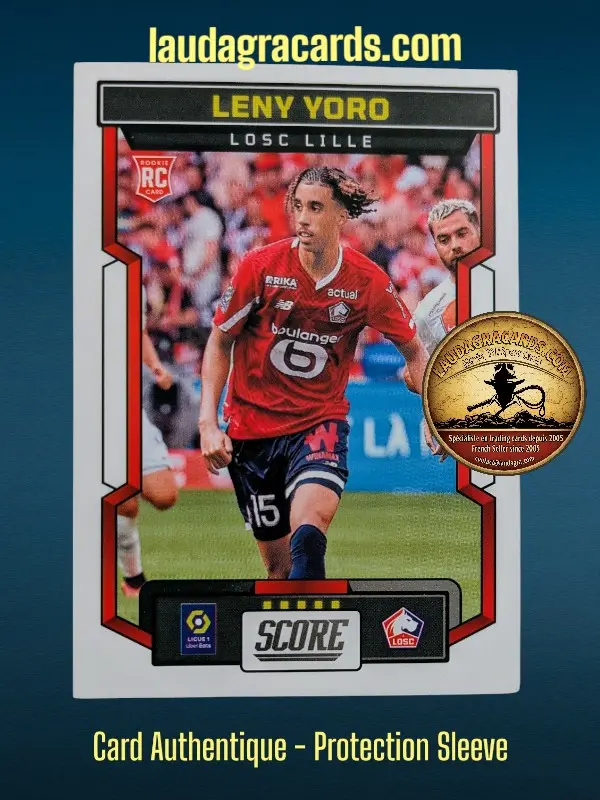 [PANSCORE24 N° 64] 64. Leny Yoro (LOSC Lille) Rookie Card    Ligue 1 2023/2024   Carte N° 64