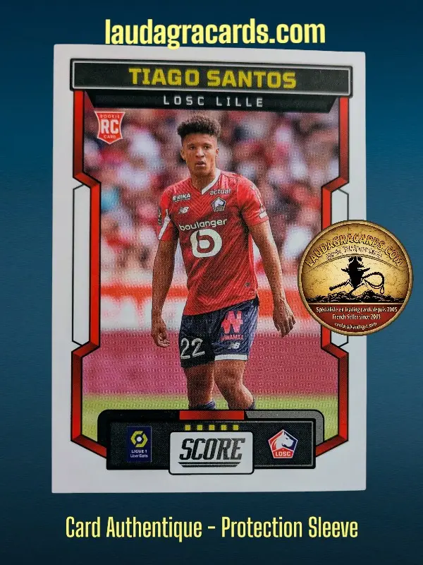 [PANSCORE24 N° 65] 65. Tiago Santos (LOSC Lille) Rookie Card    Ligue 1 2023/2024   Carte N° 65
