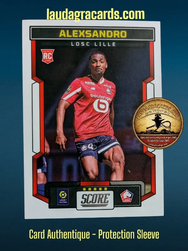 [PANSCORE24 N° 66] 66. Alexsandro (LOSC Lille) Rookie Card    Ligue 1 2023/2024   Carte N° 66