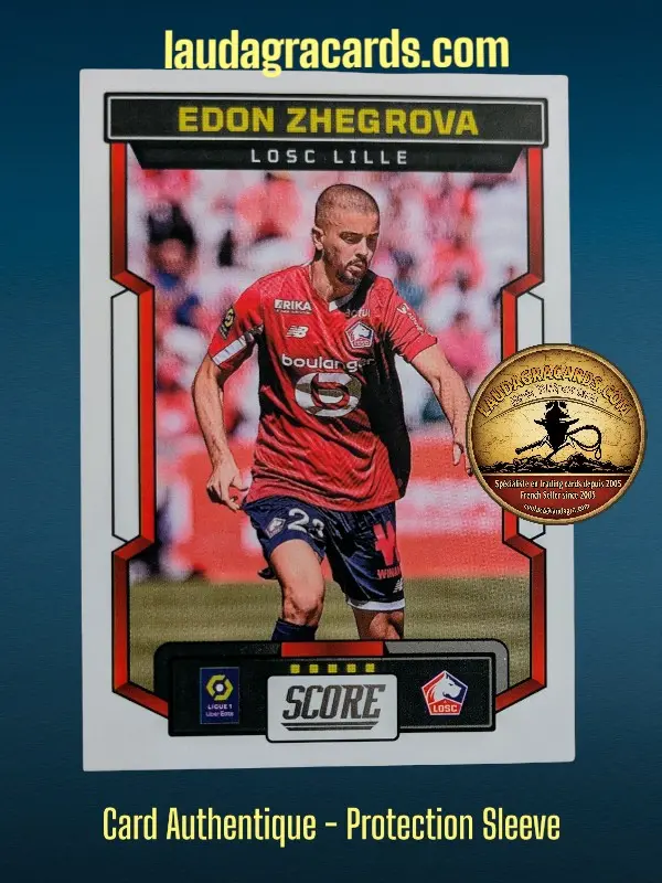 [PANSCORE24 N° 69] 69. Edon Zhegrova (LOSC Lille)    Ligue 1 2023/2024   Carte N° 69