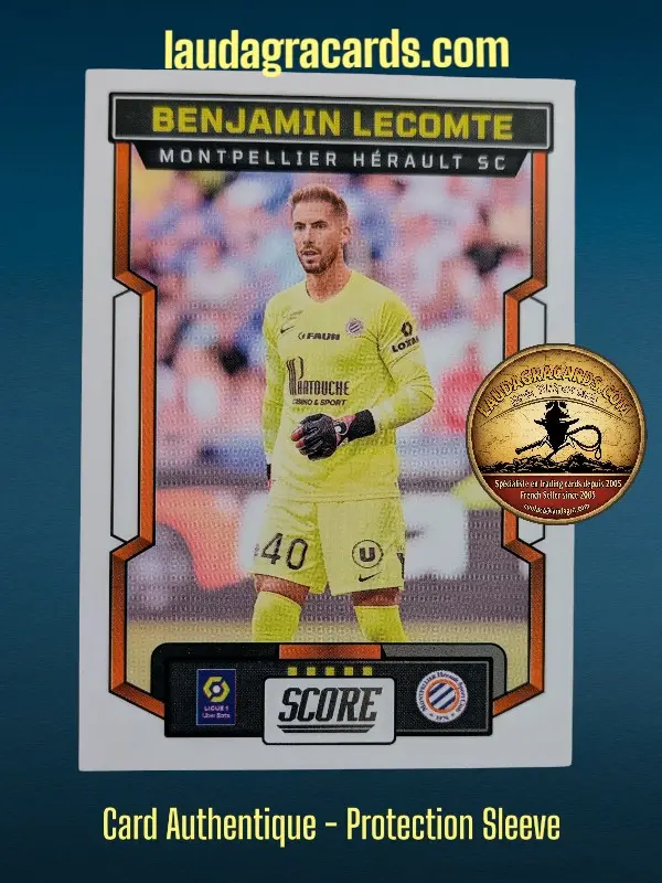 [PANSCORE24 N° 70] 70. Benjamin Lecomte (Montpellier Hérault SC)    Ligue 1 2023/2024   Carte N° 70