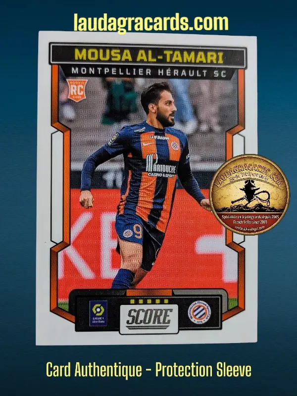 [PANSCORE24 N° 72] 72. Mousa Al-Tamari (Montpellier Hérault SC) Rookie Card    Ligue 1 2023/2024   Carte N° 72