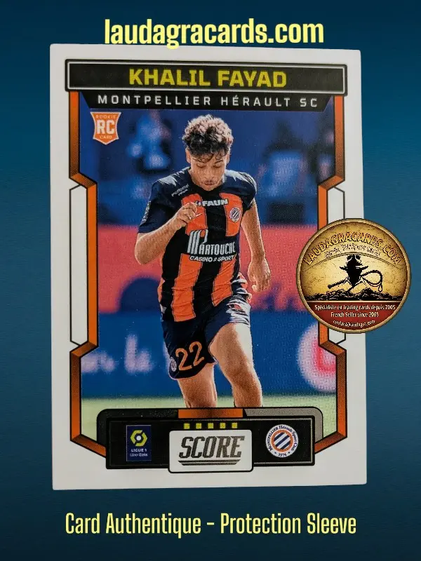 [PANSCORE24 N° 78] 78. Khalil Fayad (Montpellier Hérault SC) Rookie Card    Ligue 1 2023/2024   Carte N° 78