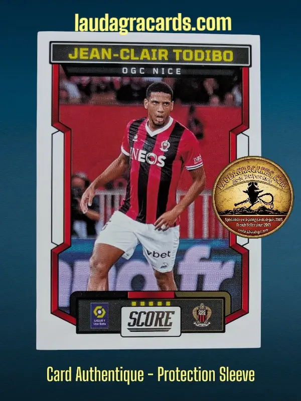 [PANSCORE24 N° 89] 89. Jean-Clair Todibo (OGC Nice)    Ligue 1 2023/2024   Carte N° 89