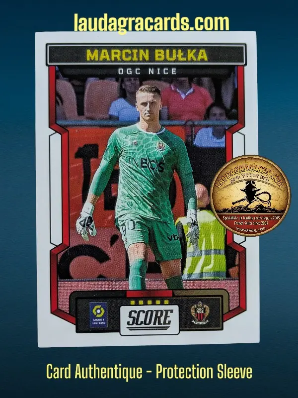 [PANSCORE24 N° 90] 90. Marcin Bułka (OGC Nice)    Ligue 1 2023/2024   Carte N° 90