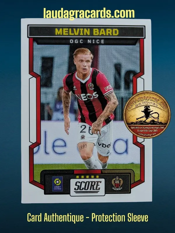 [PANSCORE24 N° 91] 91. Melvin Bard (OGC Nice)    Ligue 1 2023/2024   Carte N° 91