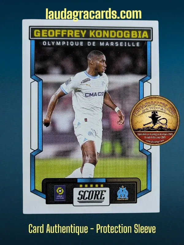 [PANSCORE24 N° 99] 99. Geoffrey Kondogbia (Olympique de Marseille)    Ligue 1 2023/2024   Carte N° 99