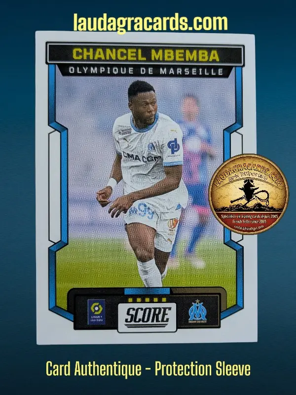 [PANSCORE24 N° 104] 104. Chancel Mbemba (Olympique de Marseille)    Ligue 1 2023/2024   Carte N° 104