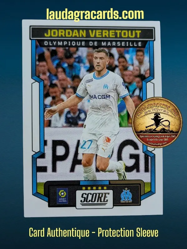 [PANSCORE24 N° 107] 107. Jordan Veretout (Olympique de Marseille)    Ligue 1 2023/2024   Carte N° 107