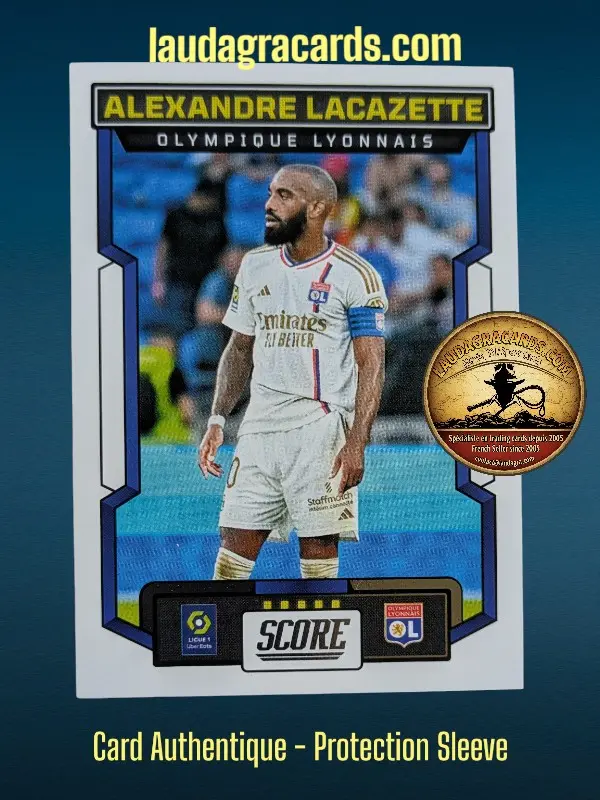 [PANSCORE24 N° 110] 110. Alexandre Lacazette (Olympique Lyonnais)    Ligue 1 2023/2024   Carte N° 110