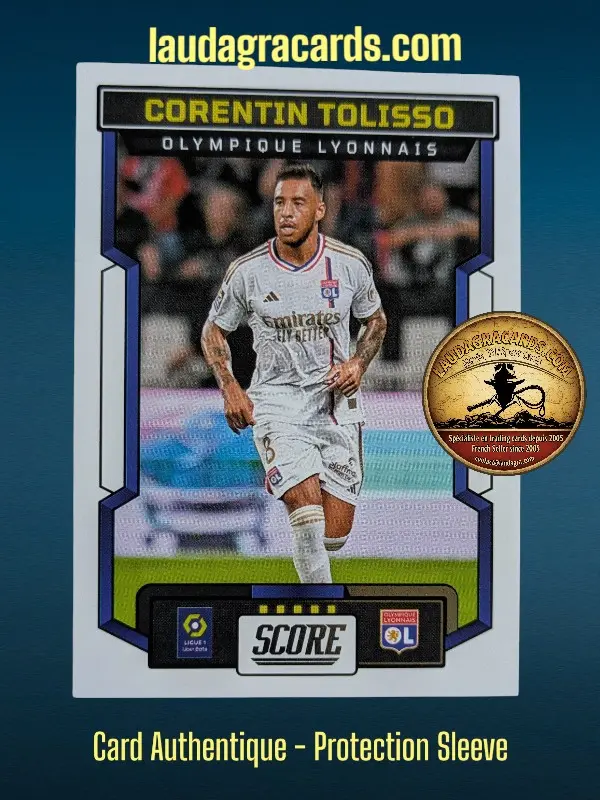 [PANSCORE24 N° 114] 114. Corentin Tolisso (Olympique Lyonnais)    Ligue 1 2023/2024   Carte N° 114