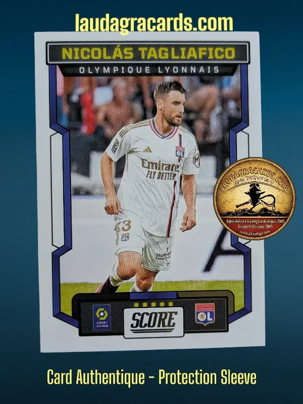 [PANSCORE24 N° 119] 119. Nicolás Tagliafico (Olympique Lyonnais)    Ligue 1 2023/2024   Carte N° 119