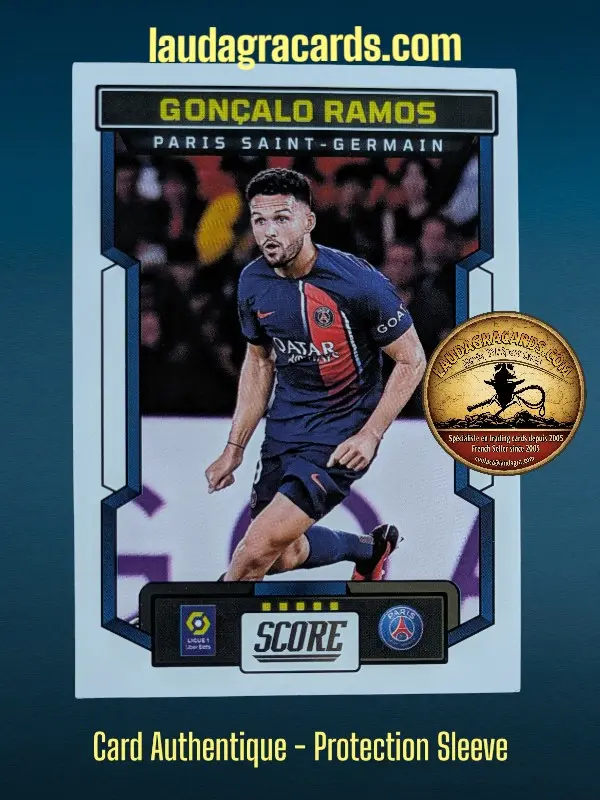 [PANSCORE24 N° 124] 124. Gonçalo Ramos (Paris Saint-Germain)    Ligue 1 2023/2024   Carte N° 124