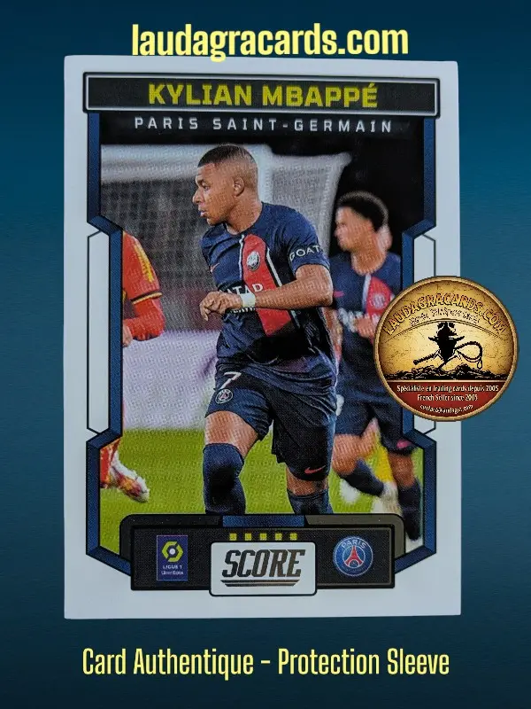 [PANSCORE24 N° 126] 126. Kylian Mbappé (Paris Saint-Germain)    Ligue 1 2023/2024   Carte N° 126