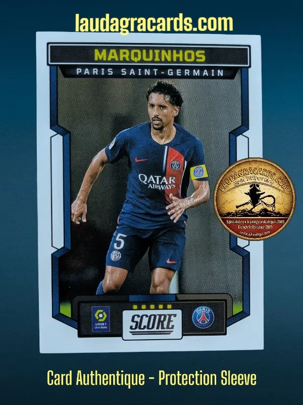 [PANSCORE24 N° 135] 135. Marquinhos (Paris Saint-Germain)    Ligue 1 2023/2024   Carte N° 135
