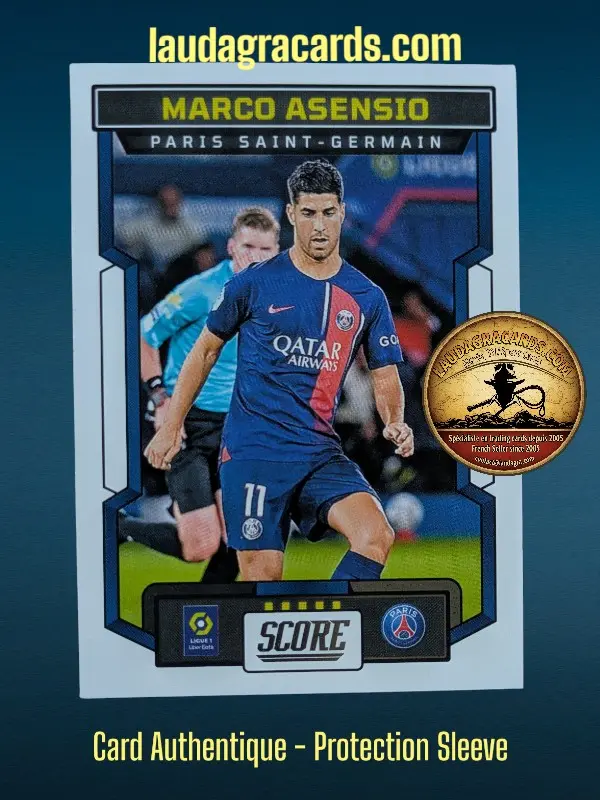 [PANSCORE24 N° 136] 136. Marco Asensio (Paris Saint-Germain)    Ligue 1 2023/2024   Carte N° 136