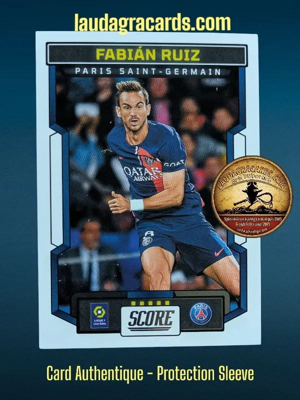 [PANSCORE24 N° 137] 137. Fabián Ruiz (Paris Saint-Germain)    Ligue 1 2023/2024   Carte N° 137