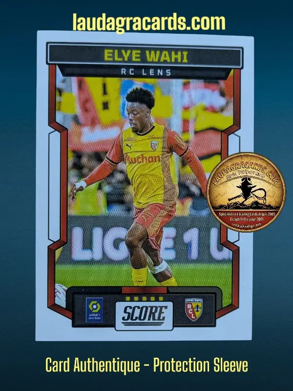 [PANSCORE24 N° 139] 139. Elye Wahi (RC Lens)    Ligue 1 2023/2024   Carte N° 139