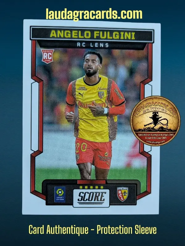 [PANSCORE24 N° 141] 141. Angelo Fulgini (RC Lens) Rookie Card    Ligue 1 2023/2024   Carte N° 141