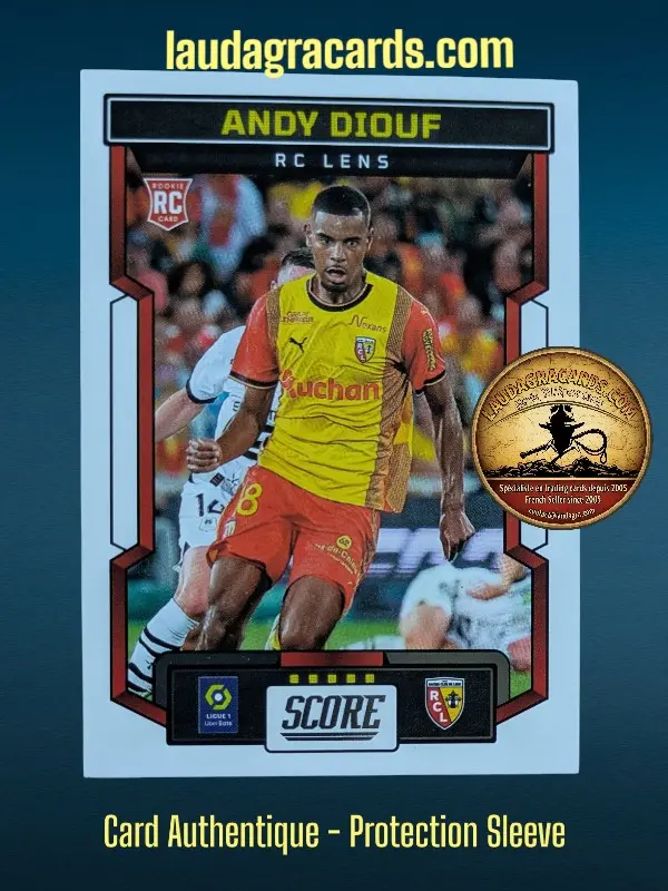 [PANSCORE24 N° 143] 143. Andy Diouf (RC Lens) Rookie Card    Ligue 1 2023/2024   Carte N° 143