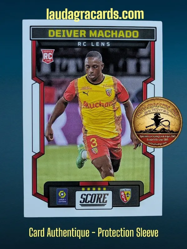 [PANSCORE24 N° 145] 145. Deiver Machado (RC Lens) Rookie Card    Ligue 1 2023/2024   Carte N° 145