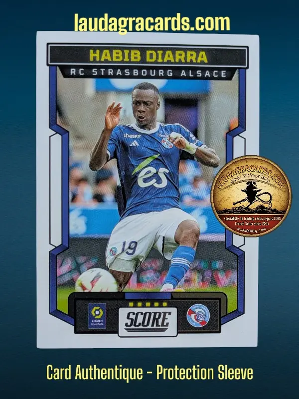 [PANSCORE24 N° 149] 149. Habib Diarra (RC Strasbourg Alsace)    Ligue 1 2023/2024   Carte N° 149