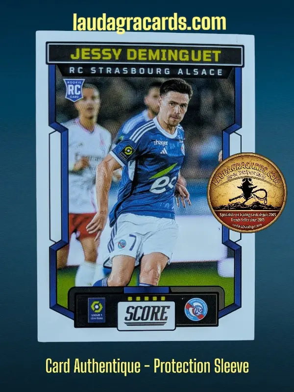[PANSCORE24 N° 155] 155. Jessy Deminguet (RC Strasbourg Alsace) Rookie Card    Ligue 1 2023/2024   Carte N° 155