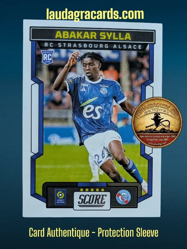 [PANSCORE24 N° 159] 159. Abakar Sylla (RC Strasbourg Alsace) Rookie Card    Ligue 1 2023/2024   Carte N° 159