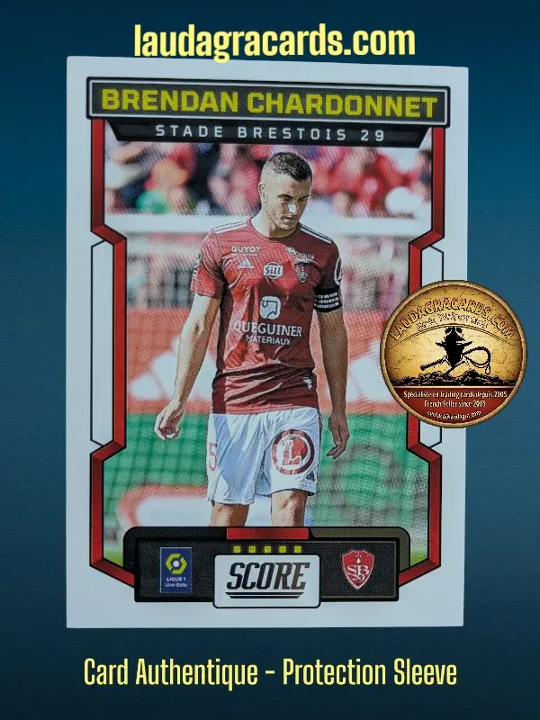[PANSCORE24 N° 160] 160. Bredan Chardonnet (Stade Brestois 29)    Ligue 1 2023/2024   Carte N° 160