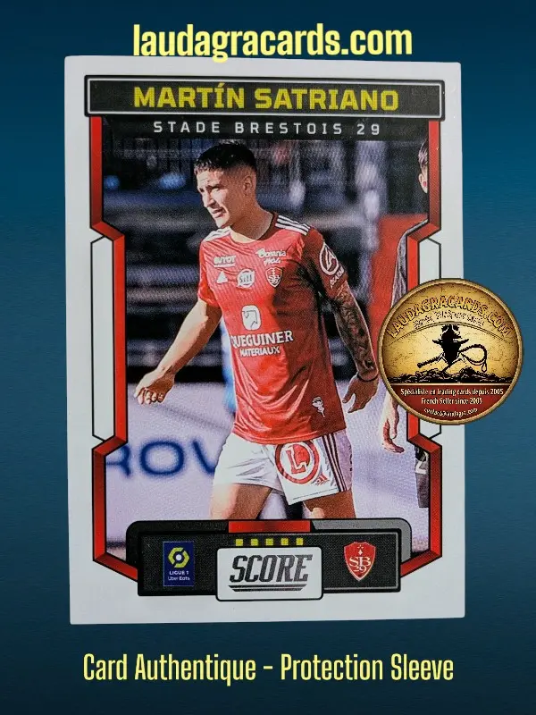 [PANSCORE24 N° 161] 161. Martín Satriano (Stade Brestois 29)    Ligue 1 2023/2024   Carte N° 161