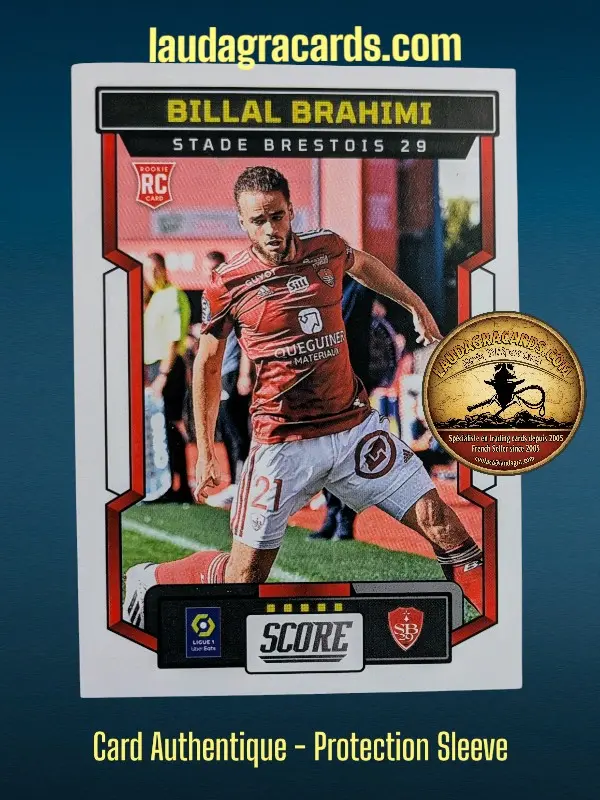 [PANSCORE24 N° 162] 162. Billal Brahimi (Stade Brestois 29) Rookie Card    Ligue 1 2023/2024   Carte N° 162