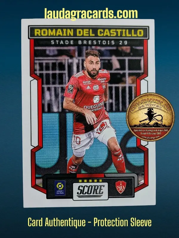 [PANSCORE24 N° 164] 164. Romain Del Castillo (Stade Brestois 29)    Ligue 1 2023/2024   Carte N° 164