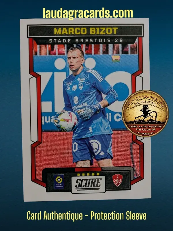 [PANSCORE24 N° 166] 166. Marco Bizot (Stade Brestois 29)    Ligue 1 2023/2024   Carte N° 166