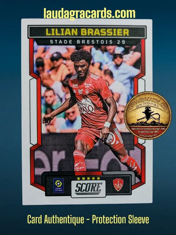 [PANSCORE24 N° 167] 167. Lilian Brassier (Stade Brestois 29)    Ligue 1 2023/2024   Carte N° 167