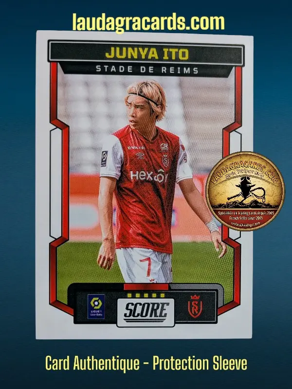 [PANSCORE24 N° 170] 170. Junya Ito (Stade de Reims)    Ligue 1 2023/2024   Carte N° 170