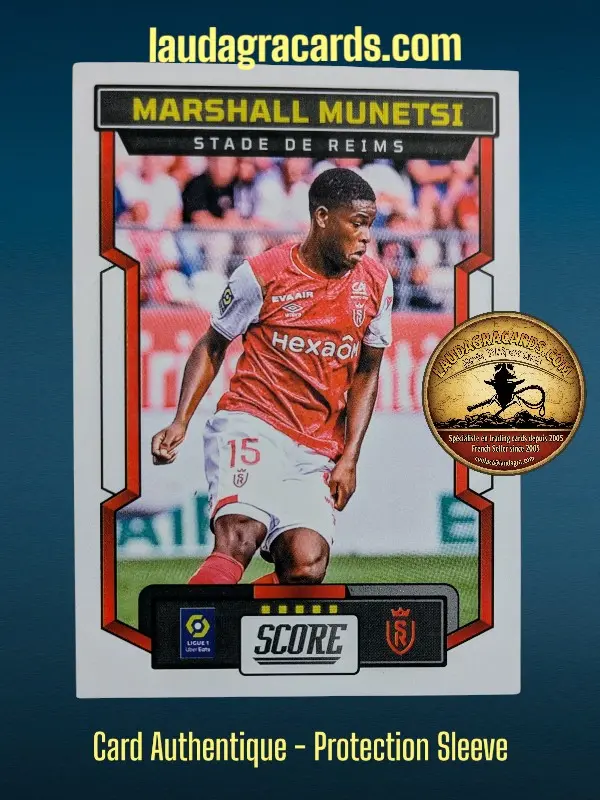 171. Marshall Munetsi (Stade de Reims)    Ligue 1 2023/2024   Carte N° 171