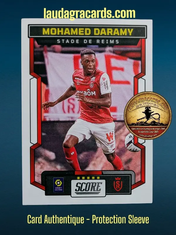 175. Mohamed Daramy (Stade de Reims)    Ligue 1 2023/2024   Carte N° 175