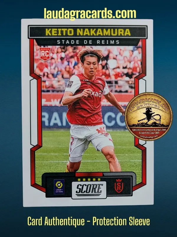 176. Keito Nakamura (Stade de Reims) Rookie Card    Ligue 1 2023/2024   Carte N° 176