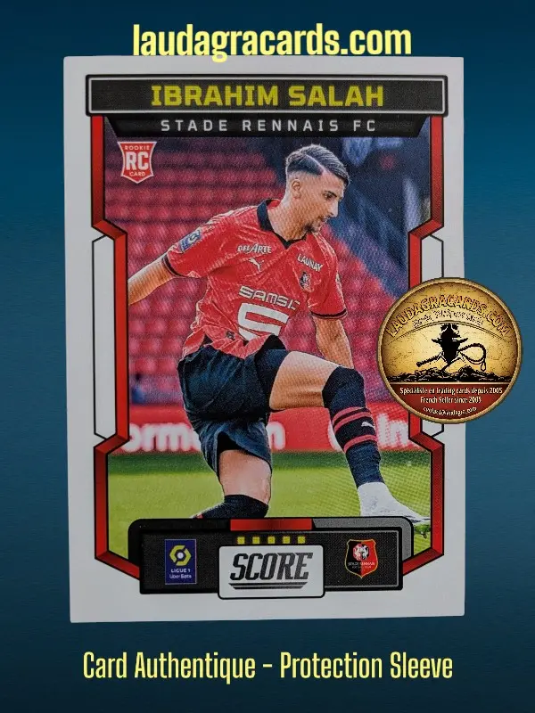 181. Ibrahim Salah (Stade Rennais FC) Rookie Card    Ligue 1 2023/2024   Carte N° 181
