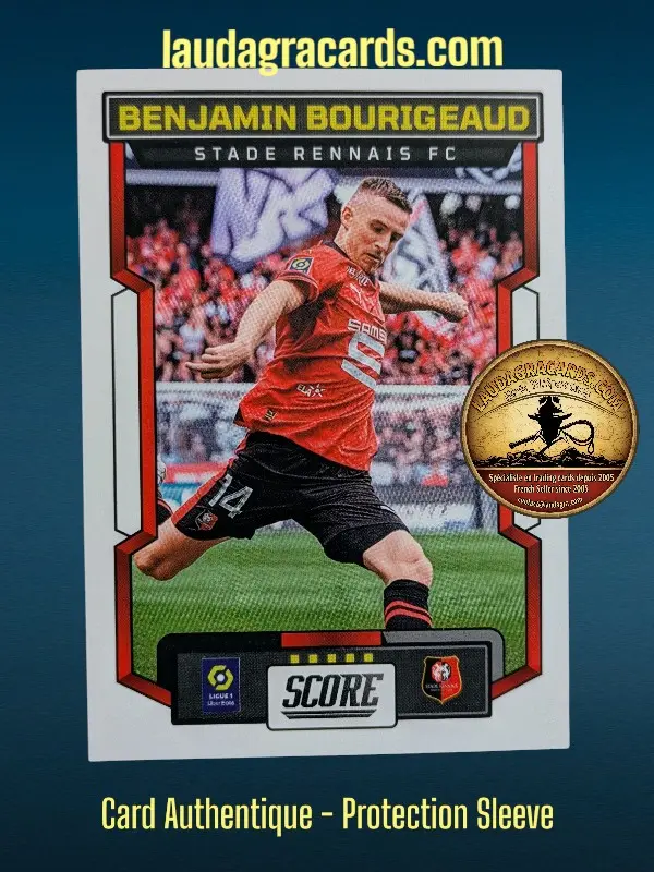 183. Benjamin Bourigeaud (Stade Rennais FC)    Ligue 1 2023/2024   Carte N° 183