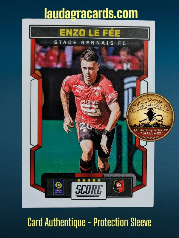 185. Enzo Le Fée (Stade Rennais FC)    Ligue 1 2023/2024   Carte N° 185