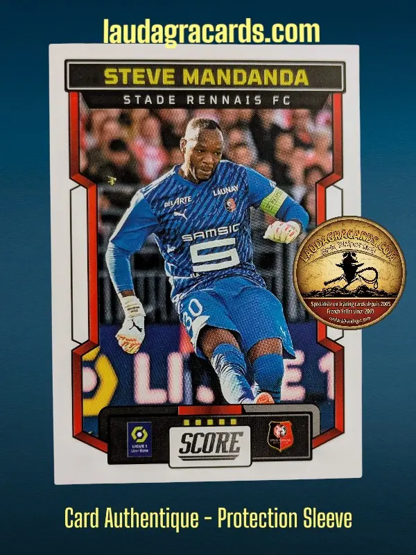 187. Steve Mandanda (Stade Rennais FC)    Ligue 1 2023/2024   Carte N° 187