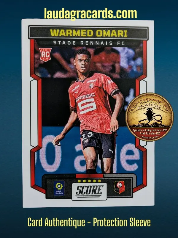 188. Warmed Omari (Stade Rennais FC) Rookie Card    Ligue 1 2023/2024   Carte N° 188