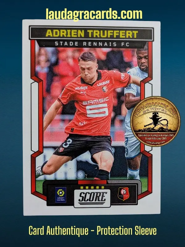 [PANSCORE24 N° 189] 189. Adrien Truffert (Stade Rennais FC)    Ligue 1 2023/2024   Carte N° 189