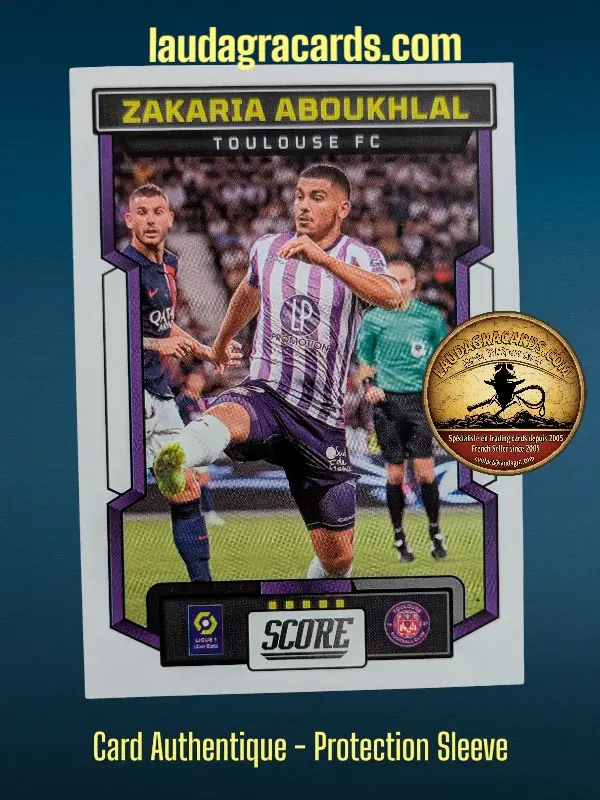 [PANSCORE24 N° 194] 194. Zakaria Aboukhlal (Toulouse FC)    Ligue 1 2023/2024   Carte N° 194