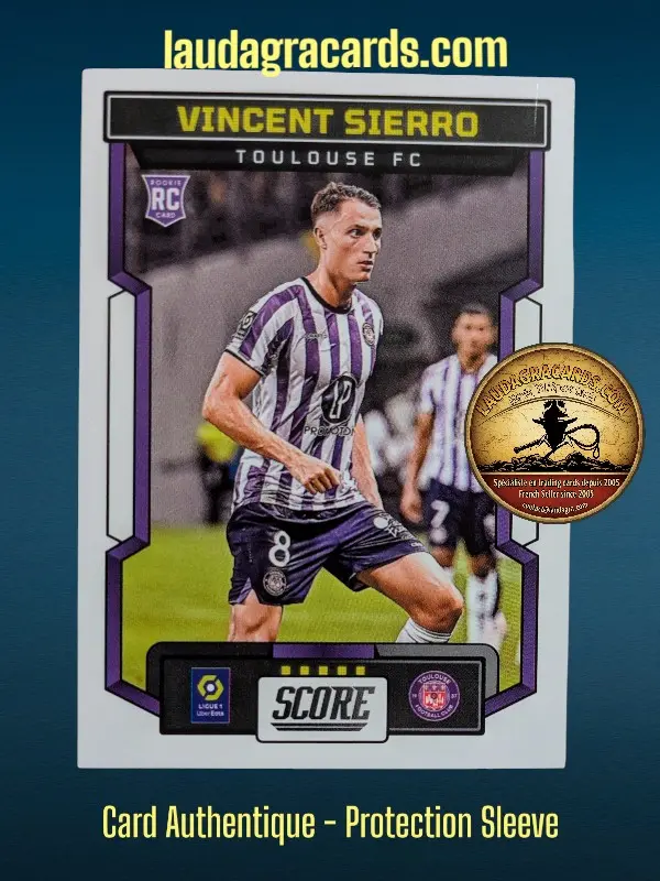 195. Vincent Sierro (Toulouse FC) Rookie Card    Ligue 1 2023/2024   Carte N° 195