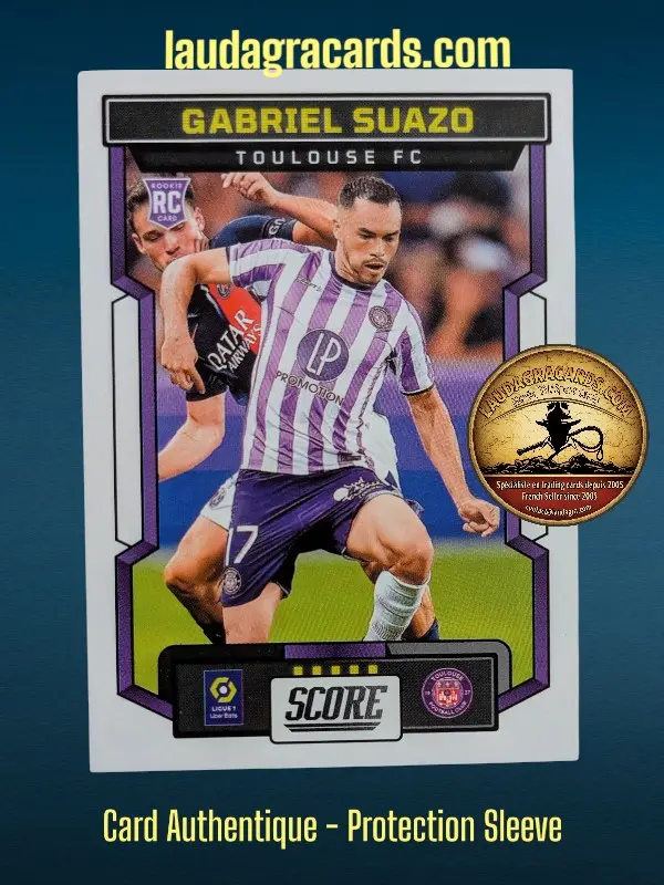 [PANSCORE24 N° 196] 196. Gabriel Suazo (Toulouse FC) Rookie Card    Ligue 1 2023/2024   Carte N° 196